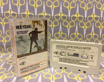 Everybody Knows This is Nowhere by Neil Young Crazy Horse Cassette Tape rock