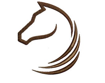 Horse Head Outline Embroidery Design Horse Head Outline Embroidery Design