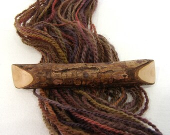 Large Wood Hair Barrette, Wild Rose, wearable art, lifetime guarantee, NO GLUE, natural hair, long thick hair, french clip, wood anniversary