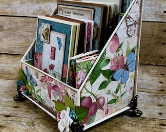 Fun with Graphic 45 Project #4: Botanical Tea Stationary Organizer & Cards