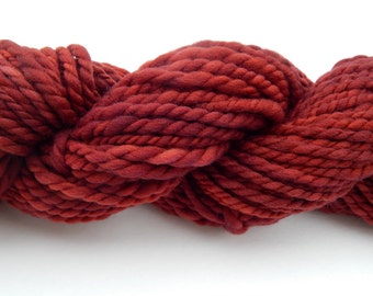 Lac-Plant Dyed Handspun Yarn