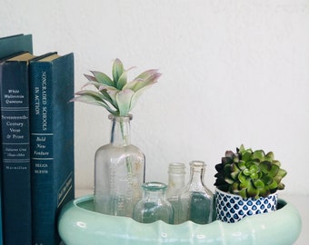 Vintage Pale Turquoise Planter