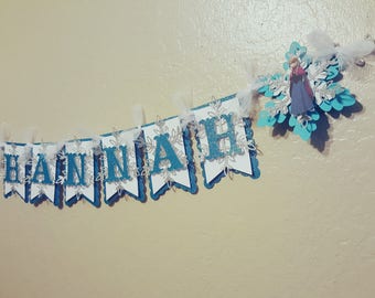 Frozen Theme Name Banner