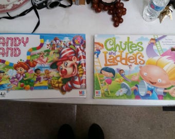 Candy land chutes and ladders board game sealed