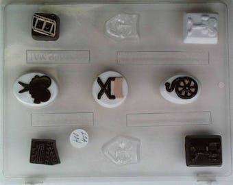 Movie Themed Mold Candy Chocolate Soap Ice Crayon Candle Fondant Baking Supplies Jenuine Crafts