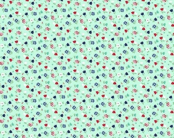20% OFF Riley Blake Designs A Little Sweetness By Tasha Noel Floral Mint