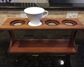 Pour over coffee stand station