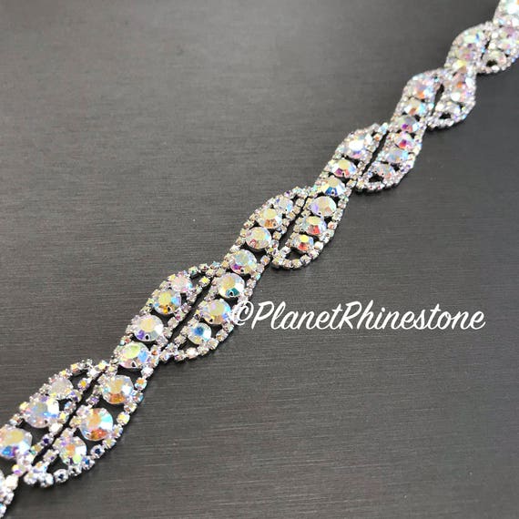 Aurora Borealis (AB) Rhinestone Trim #0105