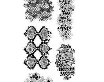 Inkadinkado "Snakeskins" - Clear stamps