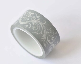Vintage Flowers Washi Tape/ Japanese Masking Tape 20mm wide x 5m long No. 12388