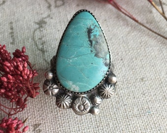 Nevada Turquoise Ring, Size 9