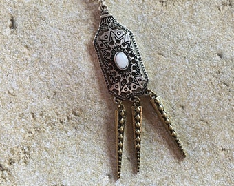 Metal Pendant, Metal Necklace, Southwest Jewelry, Southwest Pendant, Womens Jewelry, For Her