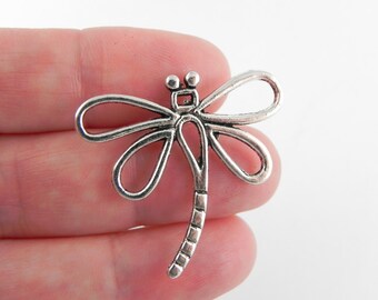10 Dragonfly Links Connectors - 29mm x 31mm