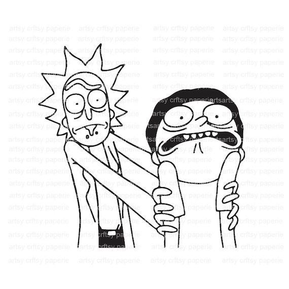 Download INSTANT DOWNLOAD Rick and morty SVG Files Rick and morty