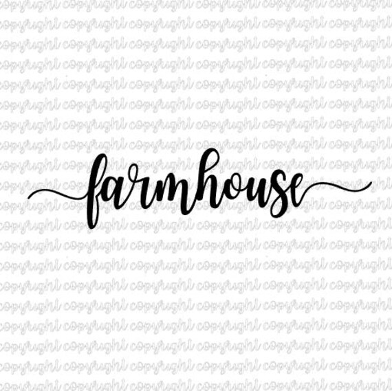 farmhouse SVG DXF file cut file silhouette cameo