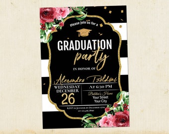 Graduation invitation | Etsy