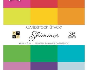 Die Cuts with a View - Shimmer - Paper Stack - 6 x 6
