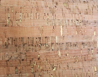 Cork Fabric, Windham Fabrics, Gold flecked cork, bag making supplies, wallet making supply, cork for bags, natural cork, bag supply