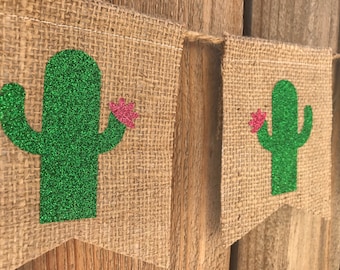 Cactus banner, cinco de mayo, fiesta, party
