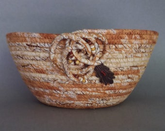 Coiled Basket, Falling Leaf
