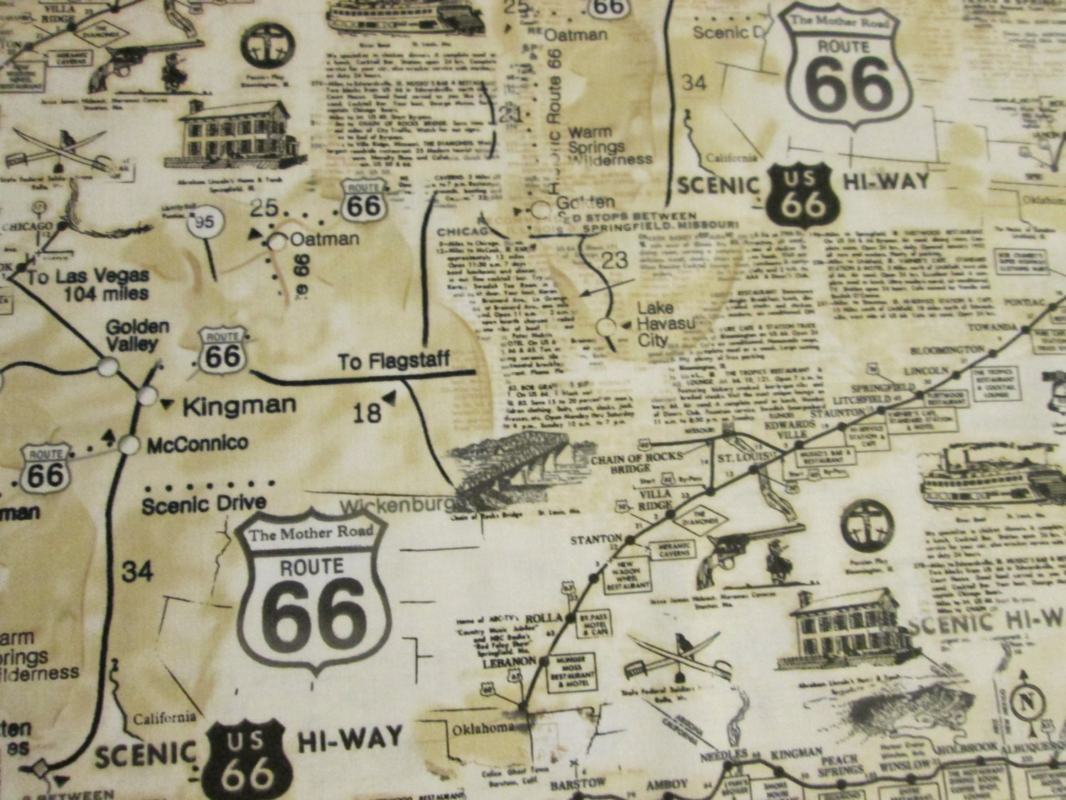 Route 66 карта