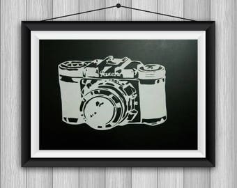 Photography is truth Paper Cutting....