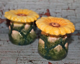 Sunflower Salt & Pepper shakers
