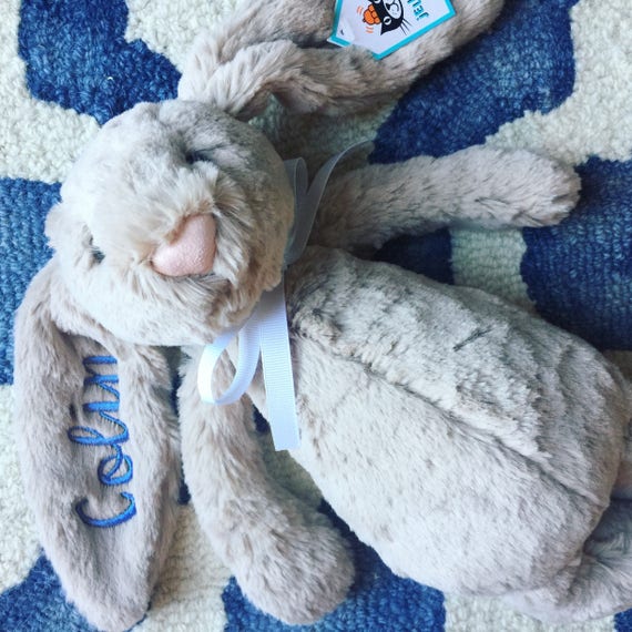 jellycat personalized bunny