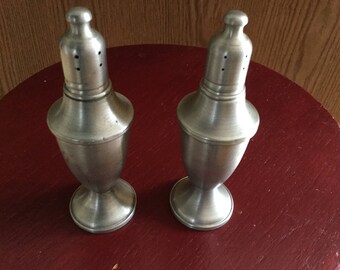 WEB PEWTER Weighted Salt and Pepper Set