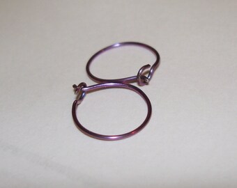 hoop earring niobium hypoallergenic