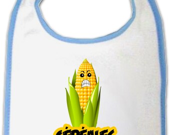Cereal Killer Baby bib - blue or pink