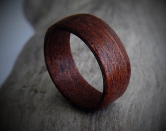 Custom Made Wooden Ring - Bohemian Jewelry - Ecofriendly Jewelry - Bent Wood Ring - Wood Ring - Coupes Ring - Gift for Him - Gift for Her