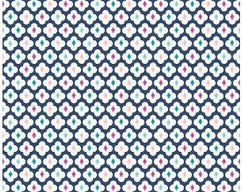 Riley Blake Enchanted Medallions/Navy/Cotton/Fabric/ Sewing/ Quilting/Quilt