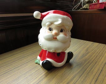 Vintage Adorable Santa Head Vase Planter Parma AAI Japan
