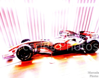 Unframed poster Formula 1 Race Car Printable wall art, Home décor, Landscape photography, photo, picture, poster, image, Nikon D5200