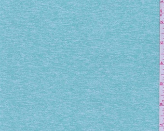 Aqua Green Space Dye Activewear, Fabric By The Yard