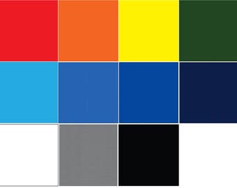 55" Wide Oilcloth Fabric Solid Colors
