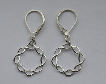 Sterling Silver Lever Back Earrings 51