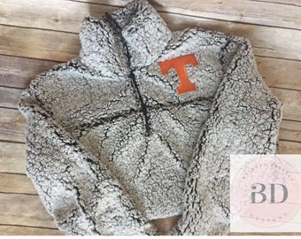 Monogrammed or personalized Adult Sherpa Pullover