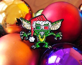 Christmas Gremlins Enamel Pin