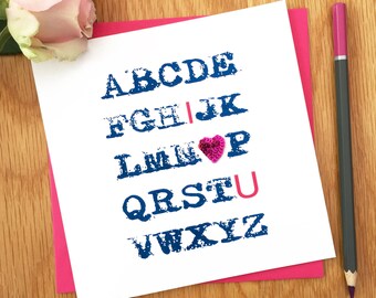 Valentine's Card For Girlfriend And Boyfriend