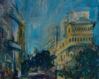 Oil Painting Urban Landscape