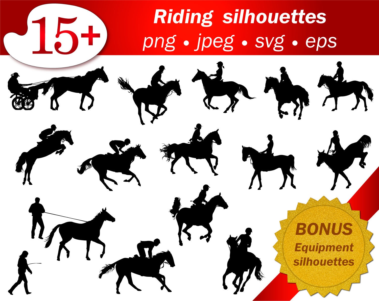 Download Horse riding svg silhouette stencil template cameo cricut ...