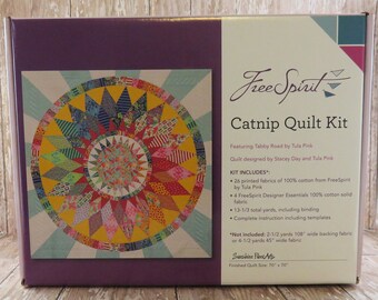 Catnip Quilt Kit - Tabby Road - Tula Pink - FreeSpirit