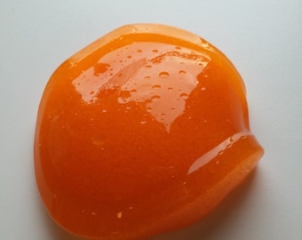 Orange Crush Clear Slushie Slime