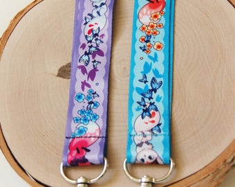 Floral Frolic Spring Fox Lanyards