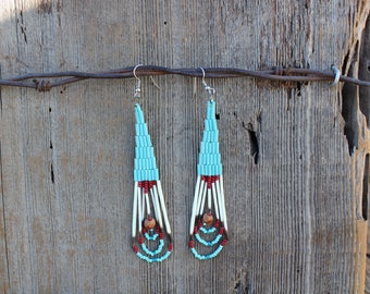Porcupine Quill Drop Earrings