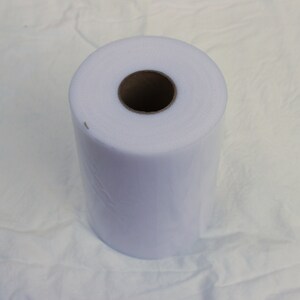 White tulle rolls - 6 inches - 100 yard - White tulle spool - rolls of tulle - white wedding decor - white tulle roll