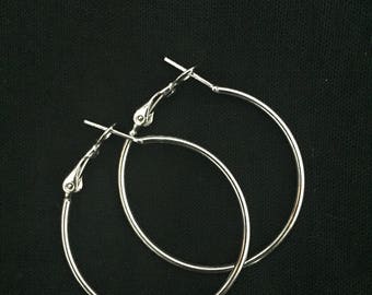 Sterling Silver Hoop Earrings