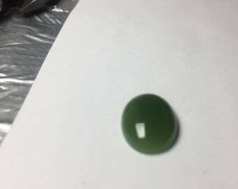 Jade oval cabochon 1pc 10x14